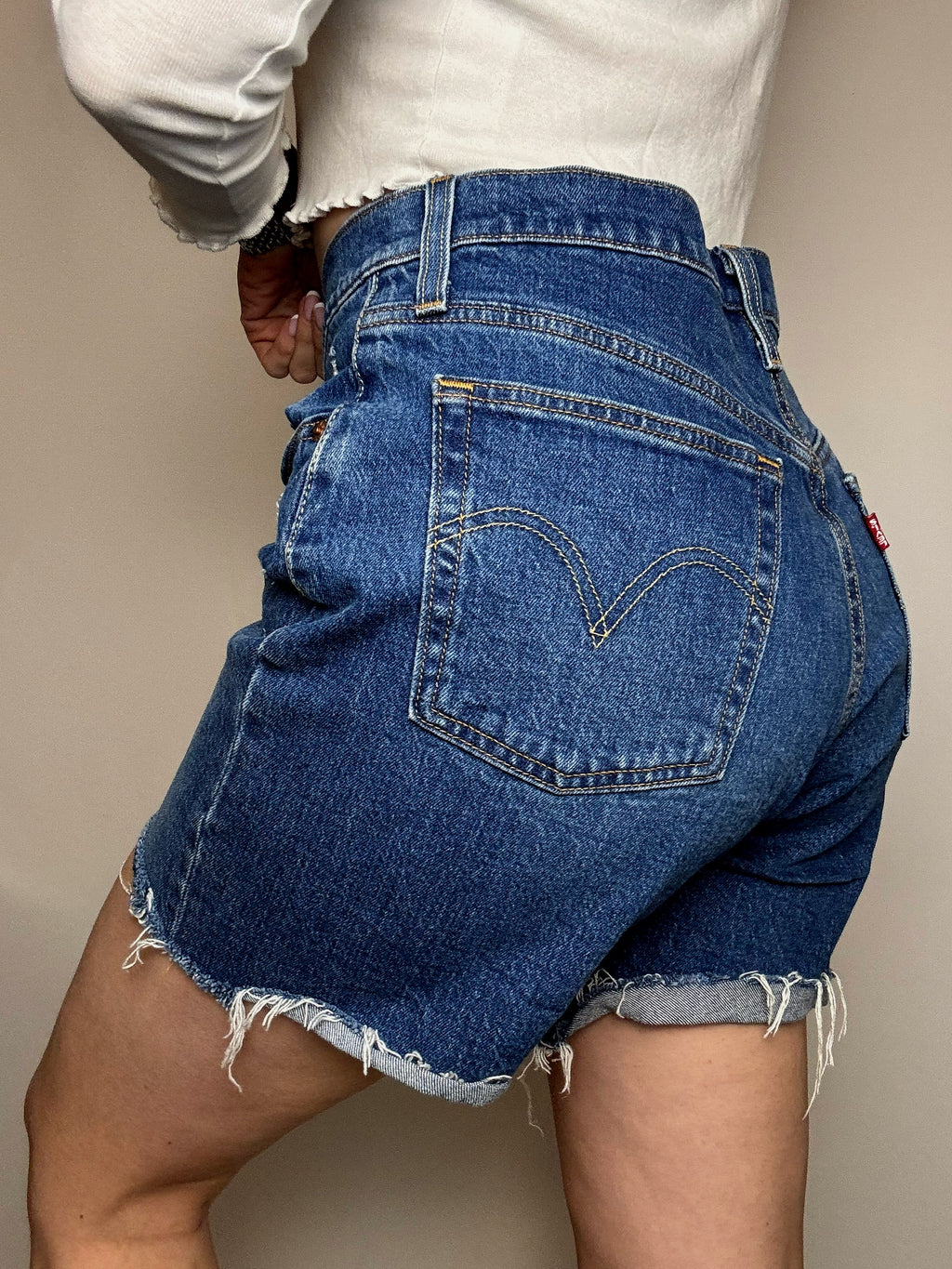Short en jean LEVI'S M/L vintage