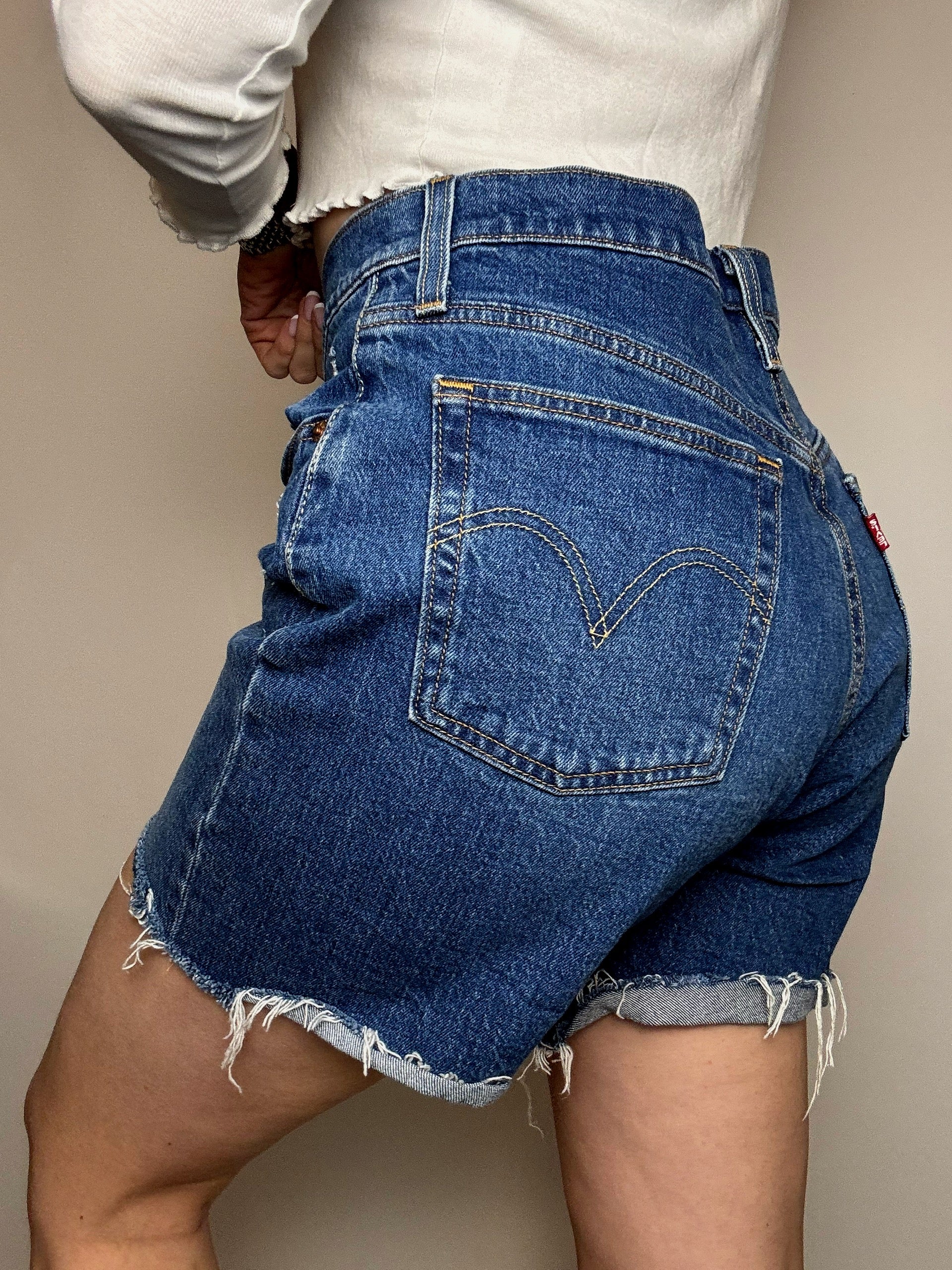 Short en jean LEVI'S M/L vintage