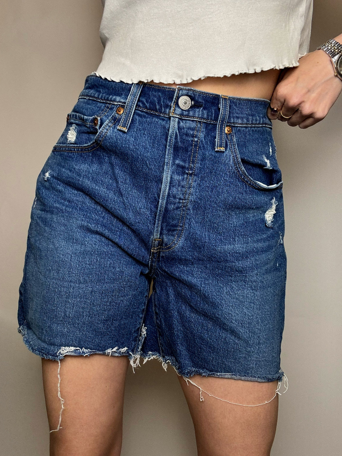 Short en jean LEVI'S M/L vintage