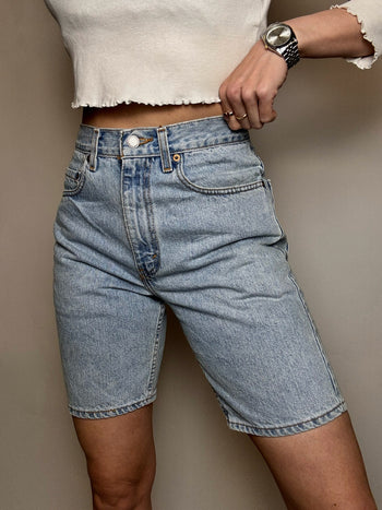 Short long en jean LEVI'S M/L vintage