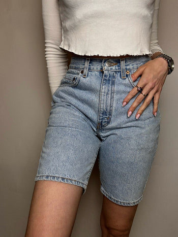 Short long en jean LEVI'S M/L vintage