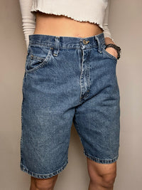 Vintage WRANGLER long denim shorts