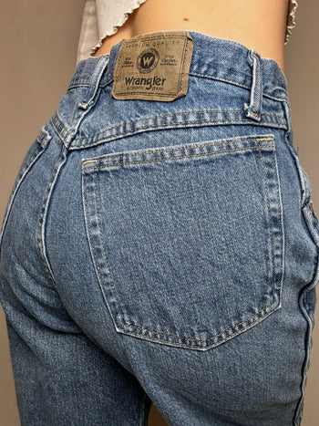 Short long en jean WRANGLER L vintage