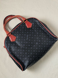 Vintage leather small bowling bag