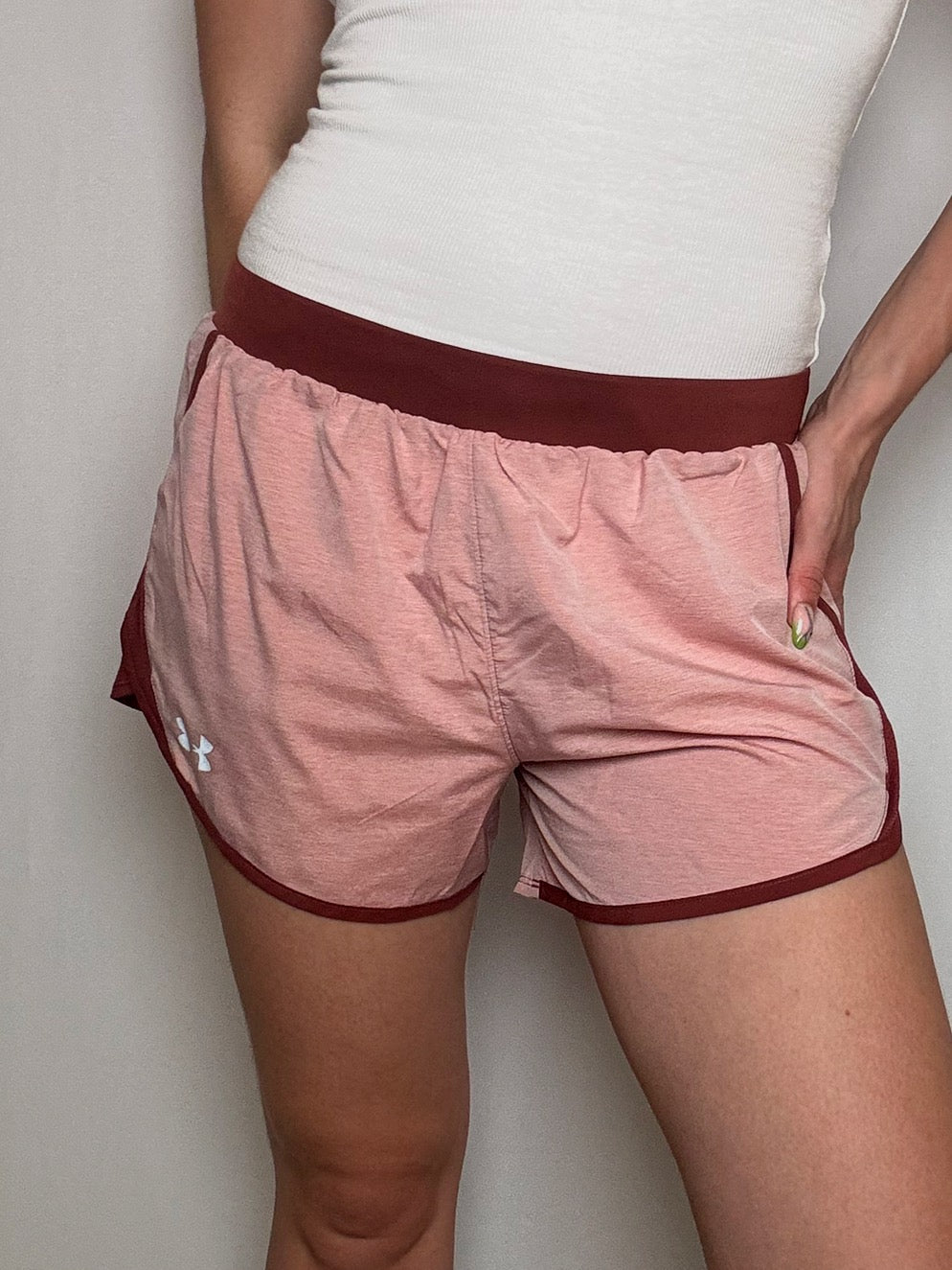 Short saumon under armor M vintage