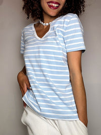 Tee shirt rayé TOMMY HILFIGER M vintage