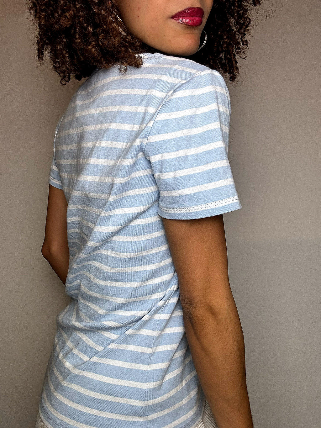 Tee shirt rayé TOMMY HILFIGER M vintage