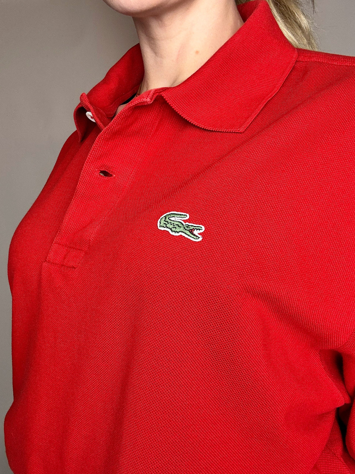 LACOSTE M vintage sky blue short-sleeved polo shirt