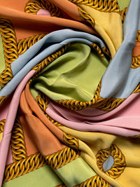 Foulard en soie vintage