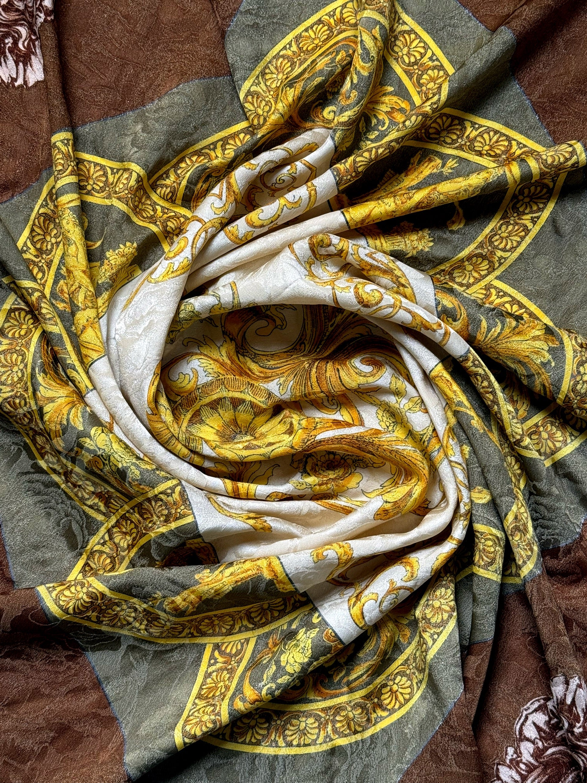 Vintage silk scarf
