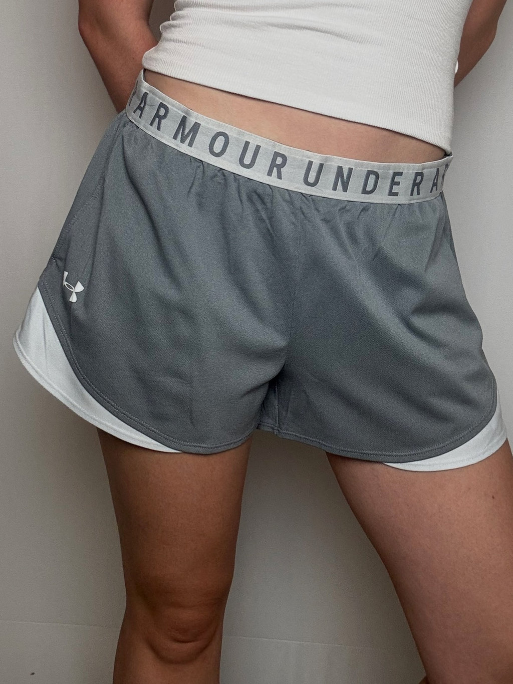 Short gris under armor L vintage