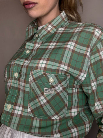 LACOSTE XL vintage pastel striped shirt 