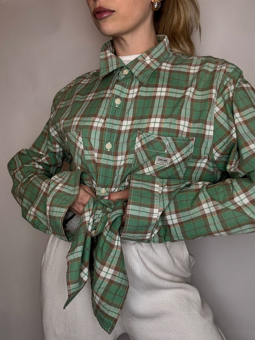 LACOSTE XL vintage pastel striped shirt 