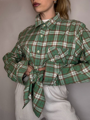 LACOSTE XL vintage pastel striped shirt 