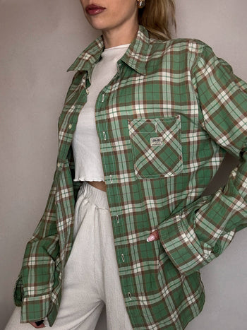 LACOSTE XL vintage pastel striped shirt 