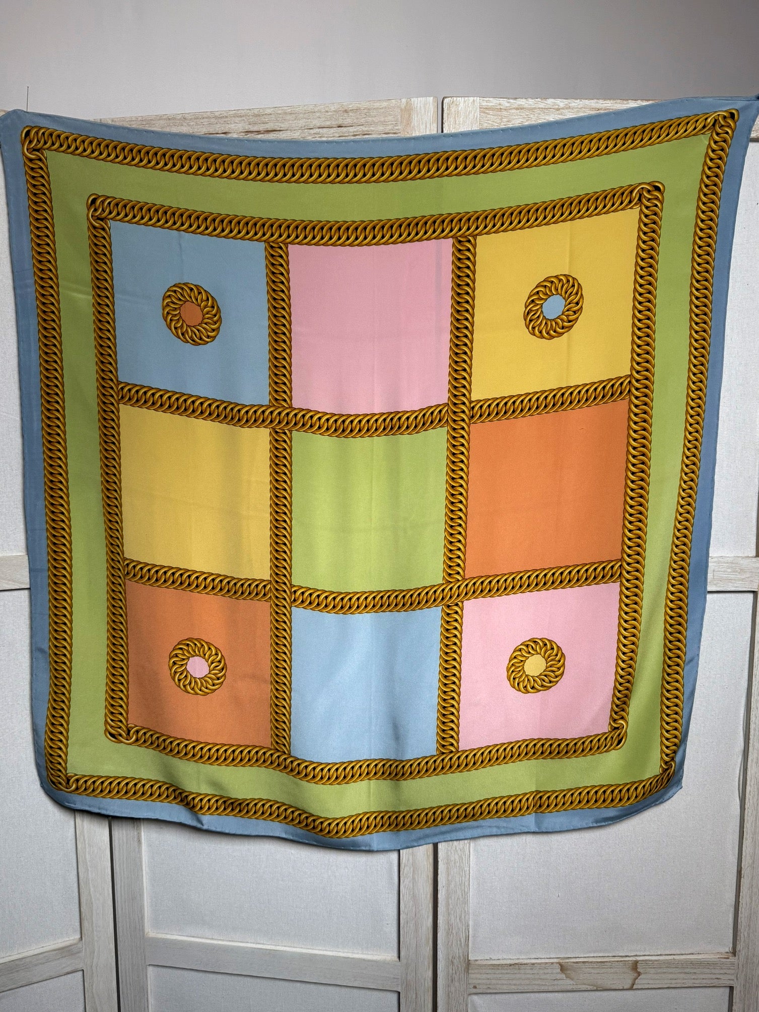 Foulard en soie vintage