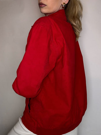 Veste rouge TOMMY HILFIGER M vintage