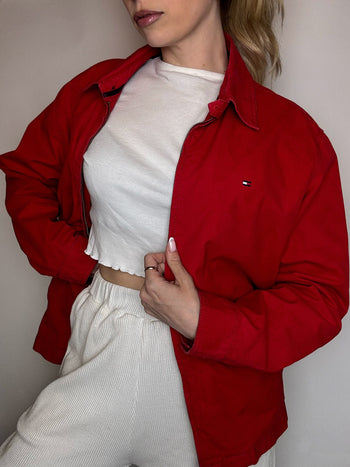 Veste rouge TOMMY HILFIGER M vintage
