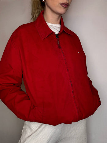 Veste rouge TOMMY HILFIGER M vintage