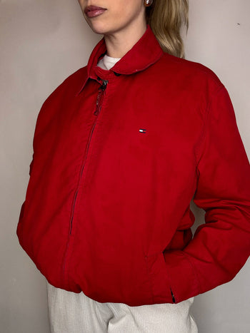 Veste rouge TOMMY HILFIGER M vintage