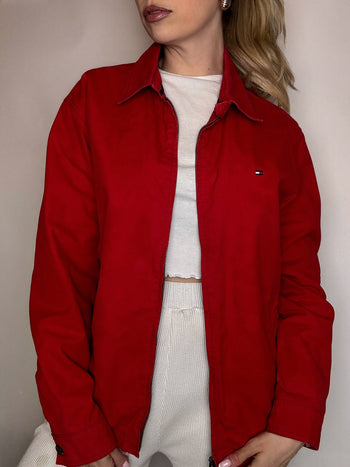 Veste rouge TOMMY HILFIGER M vintage