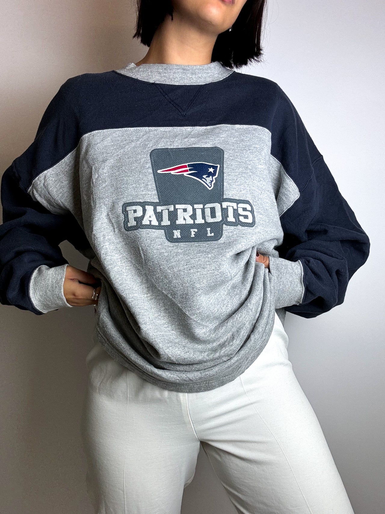 Vintage gray American Patriots sweater XXL 