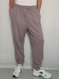 Vintage black leather shoulder bag