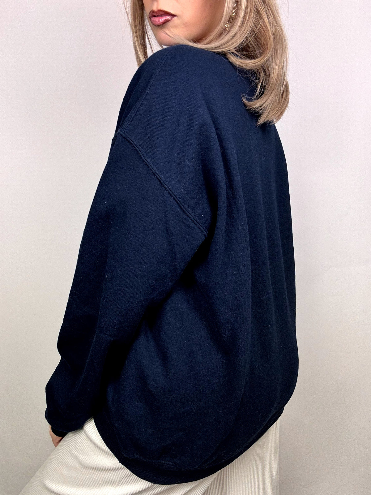 YALE navy crew neck sweatshirt L vintage