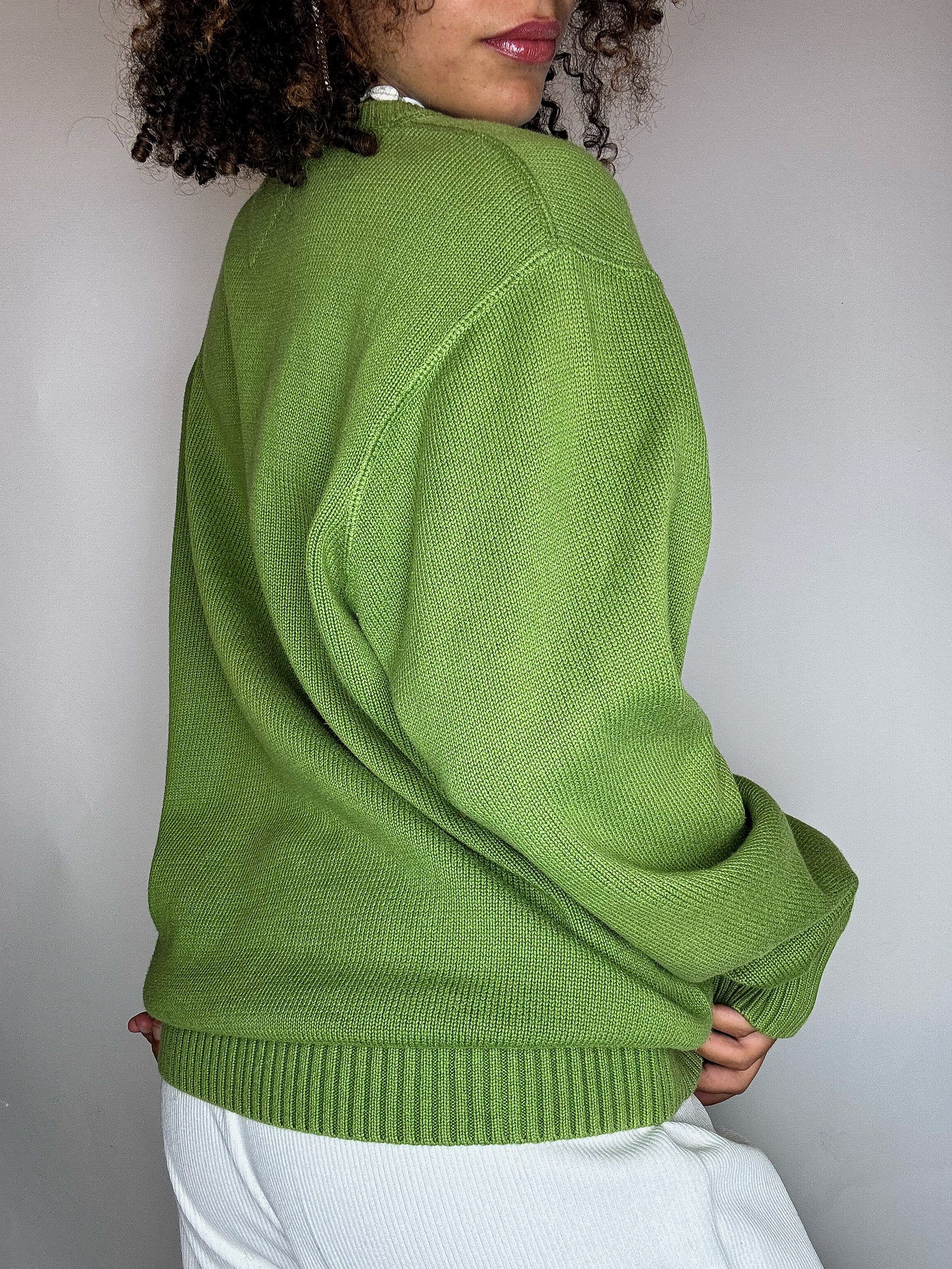 Pull col rond TOMMY HILFIGER L vintage