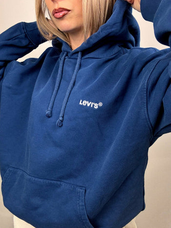 Sweat à capuche bleu LEVI'S M Vintage