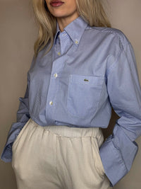 Vintage Navy and White Striped Shirt L/XL 