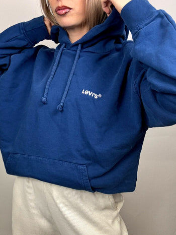 Sweat à capuche bleu LEVI'S M Vintage