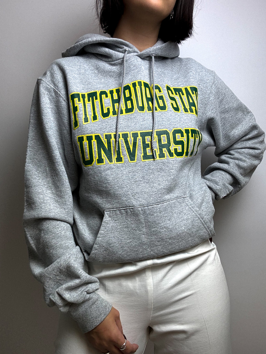 American vintage gray university sweater M/L 