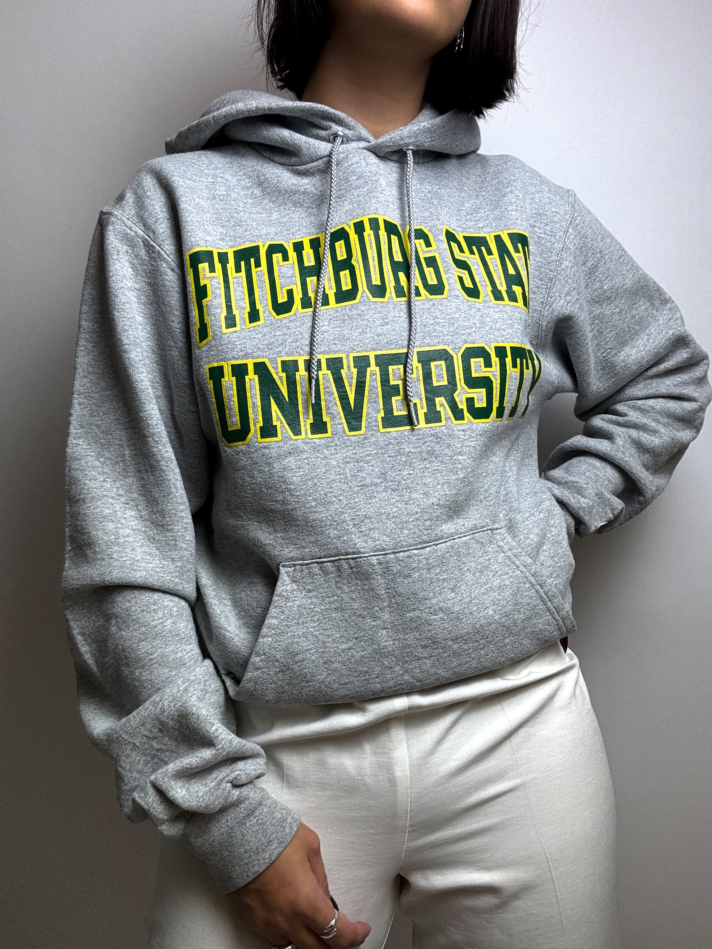 American vintage gray university sweater M/L 