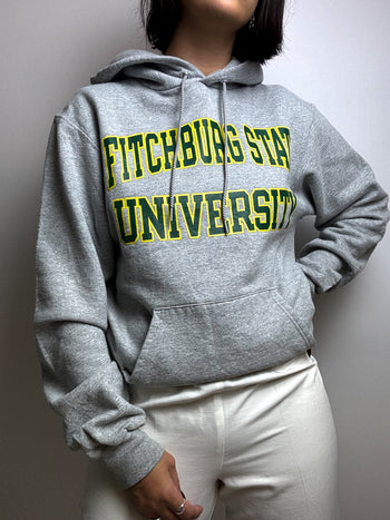 Pull américain université gris vintage M/L