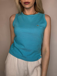 LACOSTE M vintage sky blue short-sleeved polo shirt