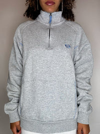 SERGIO TACCHINI S/M Vintage-Sweatshirt mit Stehkragen