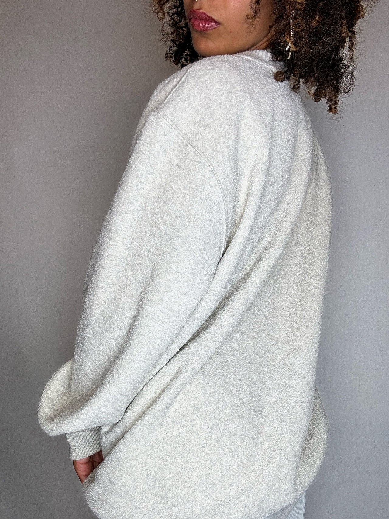Pull polaire greige LEVIS M vintage