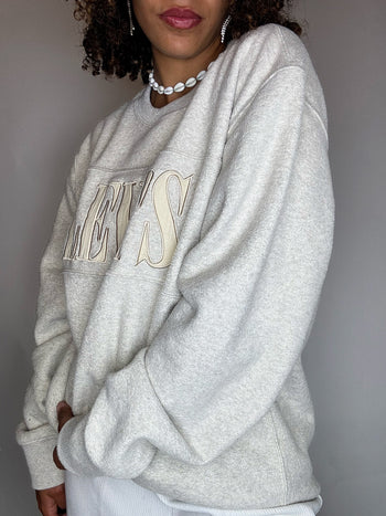 Pull polaire greige LEVIS M vintage