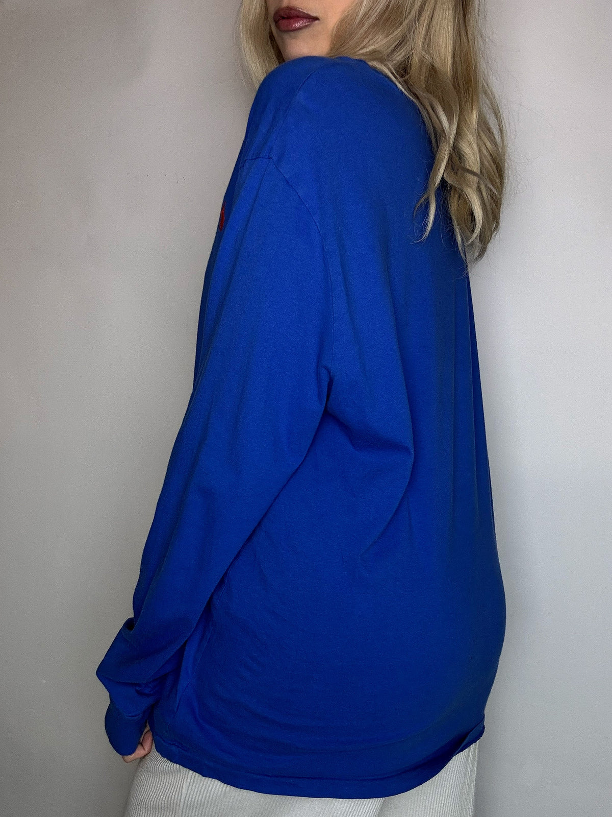 Tee shirt à manche longue bleu RALPH LAUREN XL