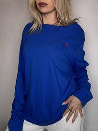 Tee shirt à manche longue bleu RALPH LAUREN XL