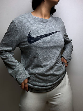 Vintage gray Nike sports sweater S/M 