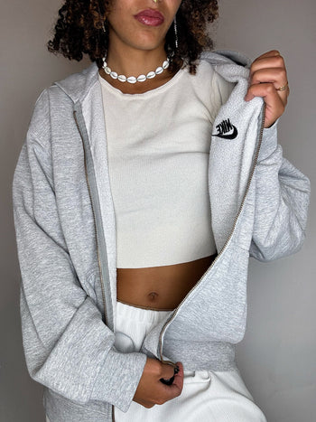 Veste de jogging grise NIKE XL vintage