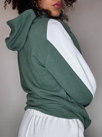 Vintage Adidas Khaki Hoodie, Größe S