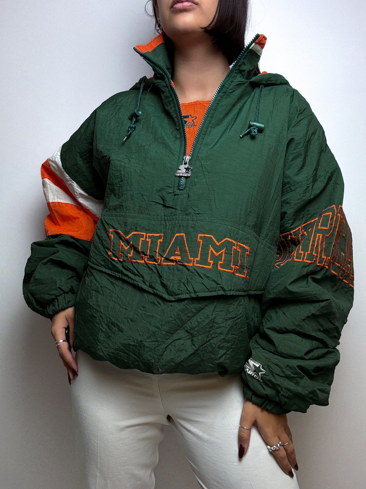 Veste Miami Outwear Vintage verte XL