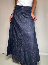 Jupe en jean longue S vintage