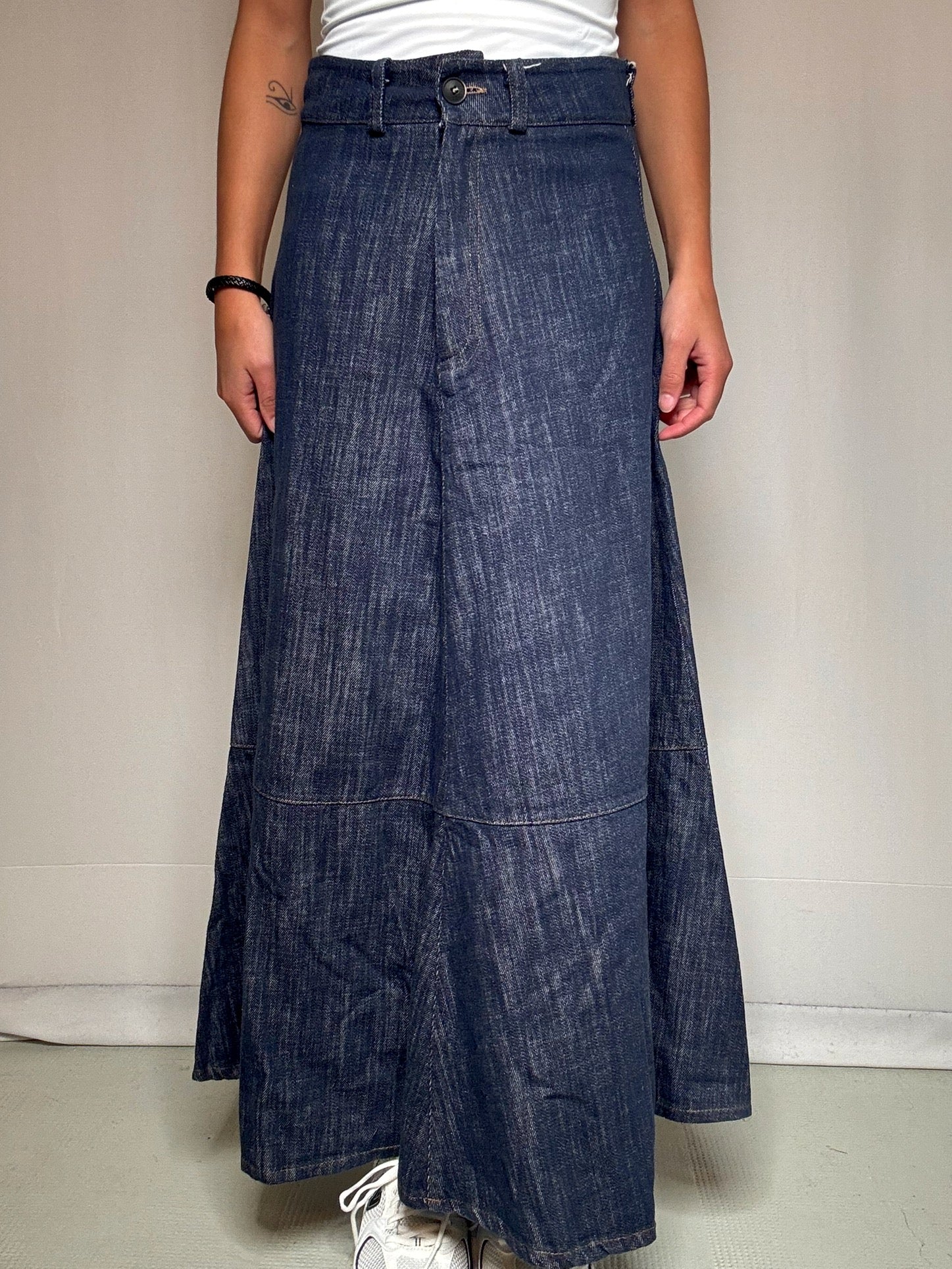 Jupe en jean longue S vintage