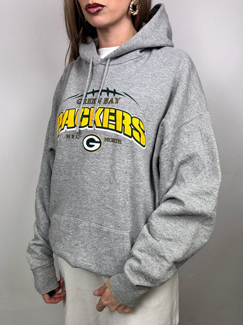 Sweat à capuche gris NFL XL vintage