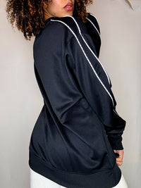 Black round-neck sweatshirt NIKE L vintage