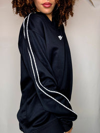 Black round-neck sweatshirt NIKE L vintage